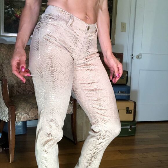 Costa Blanca Pants - Costa Blanca Audrey fit pants snake pattern